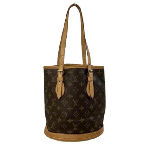 Pre-owned Canvas louis-vuitton-bags Louis Vuitton Vintage , Brown , Da...