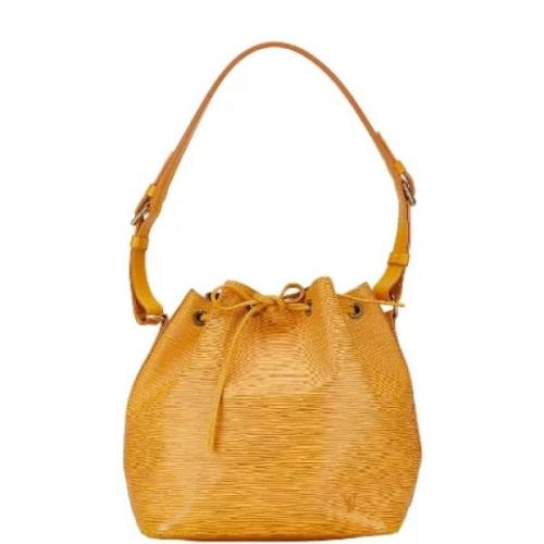 Pre-owned Leather louis-vuitton-bags Louis Vuitton Vintage , Yellow , ...