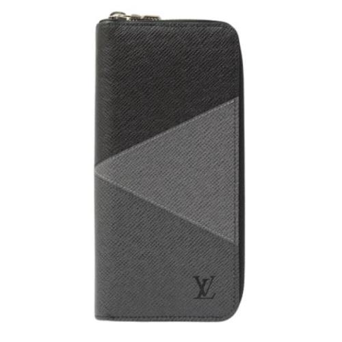 Pre-owned Canvas wallets Louis Vuitton Vintage , Black , Dames