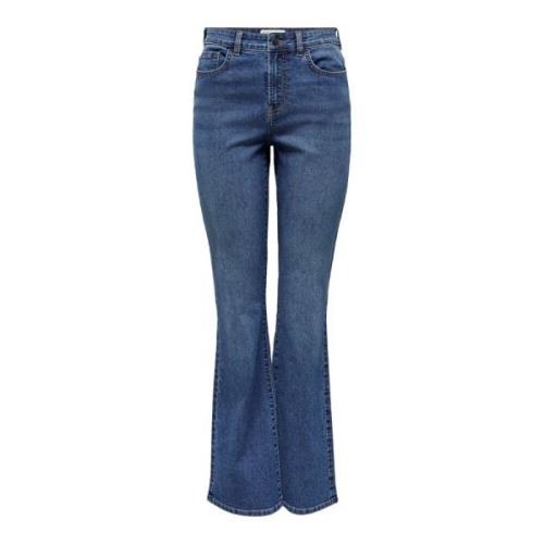 Flared Moon Jeans voor dames Jacqueline de Yong , Blue , Dames