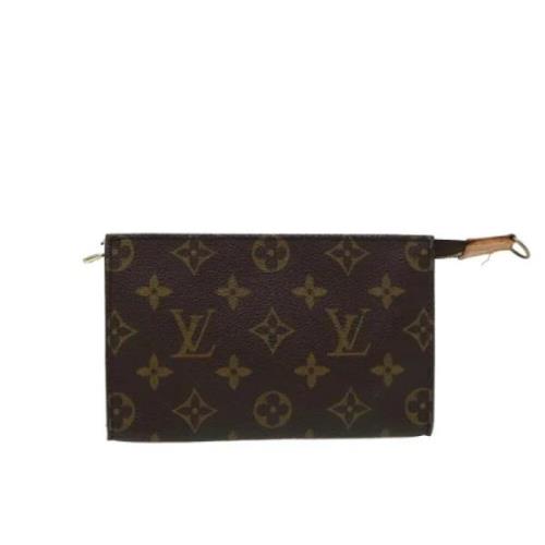 Pre-owned Canvas pouches Louis Vuitton Vintage , Brown , Dames