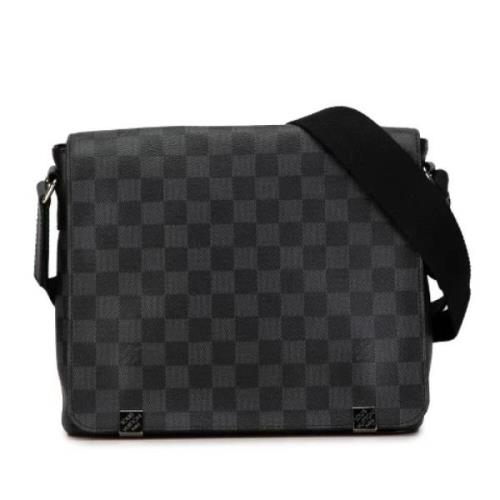 Pre-owned Canvas louis-vuitton-bags Louis Vuitton Vintage , Black , Da...