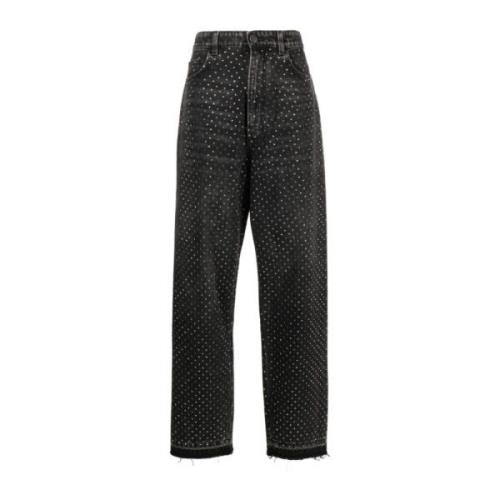 Hoofd Jeans met Borchies Laneus , Gray , Dames