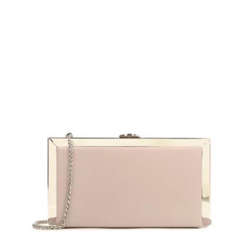 Dames beige clutch tas Kazar , Beige , Dames