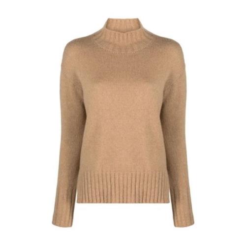 Stijlvolle Pullover Sweater Roberto Collina , Beige , Dames