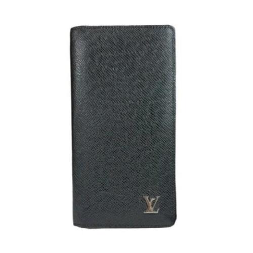 Pre-owned Leather wallets Louis Vuitton Vintage , Black , Dames