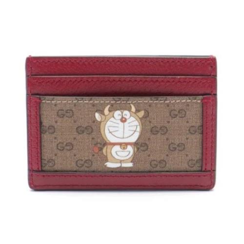 Pre-owned Canvas wallets Gucci Vintage , Brown , Dames