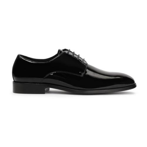 Elegante gelakte herenschoenen Kazar , Black , Heren