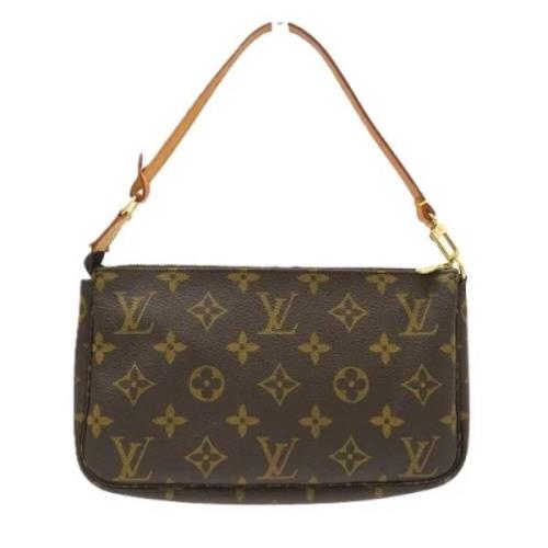 Pre-owned Canvas louis-vuitton-bags Louis Vuitton Vintage , Brown , Da...