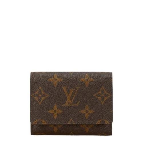 Pre-owned Canvas wallets Louis Vuitton Vintage , Brown , Dames