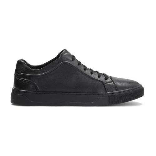 Tijdloze sneakers van graanleer voor mannen Kazar , Black , Heren