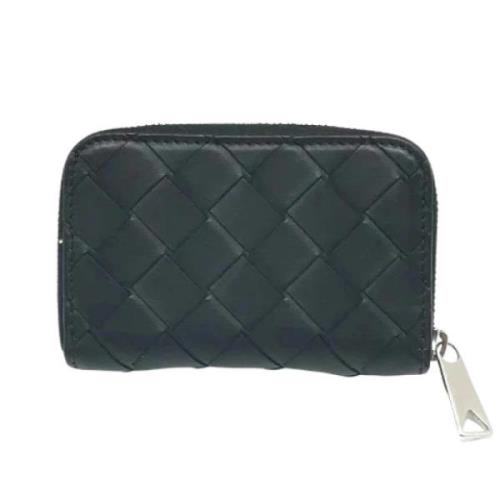 Pre-owned Leather wallets Bottega Veneta Vintage , Black , Dames