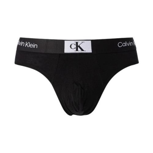 Zwart Katoenen Eenvoudig Herenondergoed Calvin Klein , Black , Heren