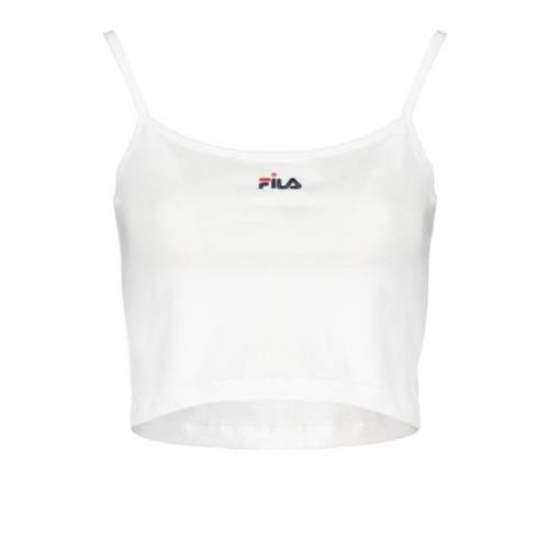 Witte Top met Dunne Bandjes Fila , White , Dames