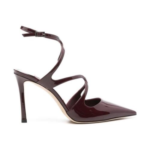 Bordeaux Barefoot Strap Sandal Jimmy Choo , Red , Dames