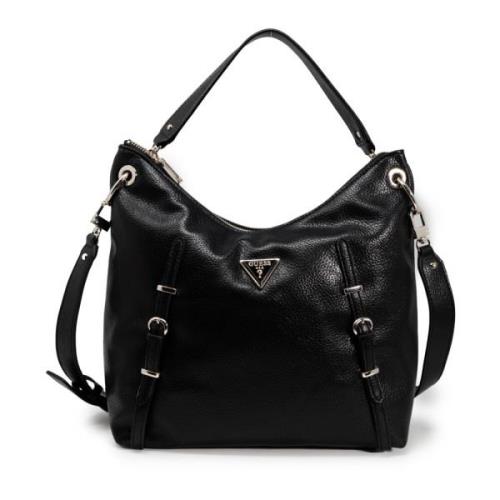 Grote Hobo Tas Herfst/Winter Collectie Guess , Black , Dames