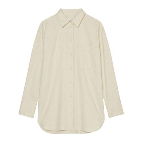 Gewone blouse Marc O'Polo , Beige , Dames