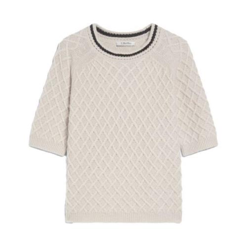 Tibet Sweater met Raglanmouwen Max Mara , Beige , Dames