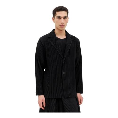 Geplooide Blazer Issey Miyake , Black , Heren