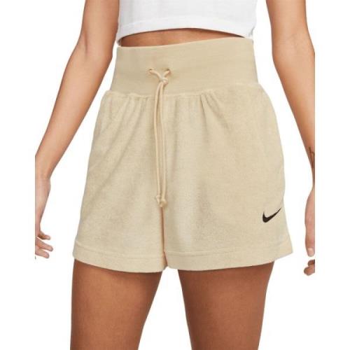 Terry Shorts voor Vrouwen Nike , Beige , Dames