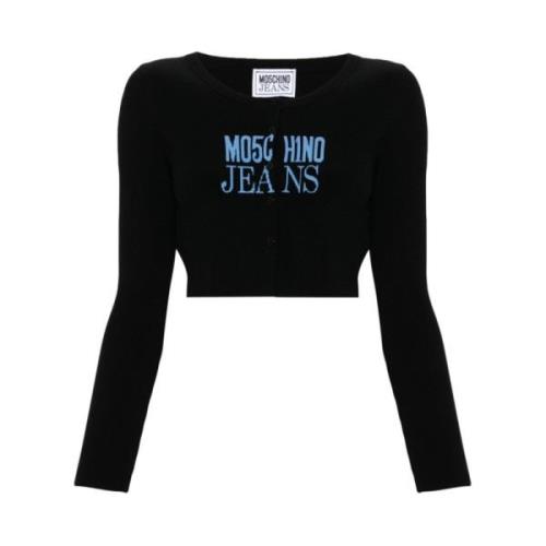 Stijlvolle Sweaters Collectie Moschino , Black , Dames