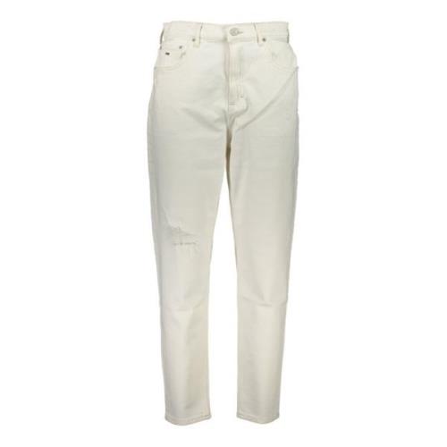 Witte Denim Jeans 5-Pocket Stijl Tommy Hilfiger , White , Dames