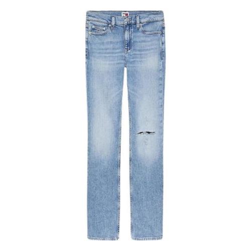 Distressed Flare Jeans Tommy Hilfiger , Blue , Dames