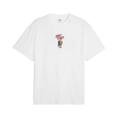 The Joker Tee Wit Shirt Puma , White , Heren