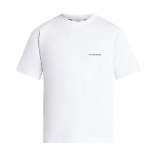 Klassiek T-shirt V0001 Stone Island , White , Heren