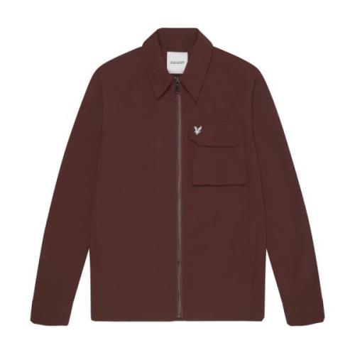 Zak Softshell Overshirt Lyle & Scott , Red , Heren