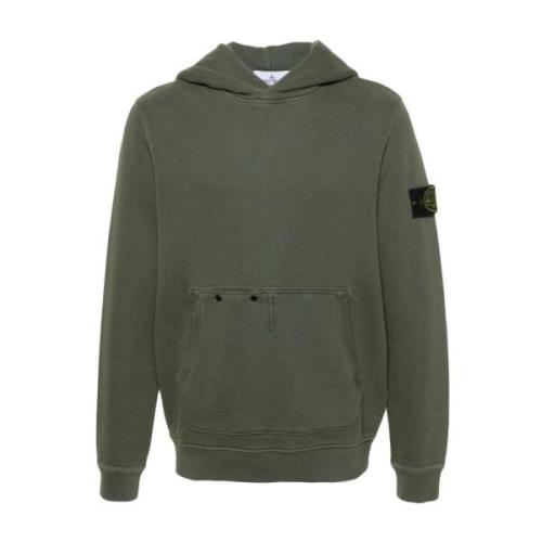 Hoodies Felpa V0159 Stijlvolle Collectie Stone Island , Green , Heren