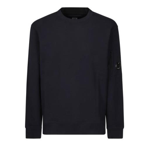 Logo Crew-neck Katoenen Sweatshirt C.p. Company , Blue , Heren