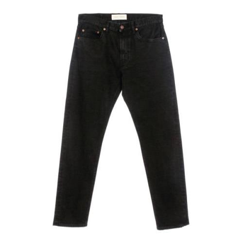 Tapered 5 Pocket Jeans Jeanerica , Black , Heren