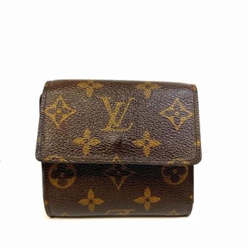 Pre-owned Canvas wallets Louis Vuitton Vintage , Brown , Heren