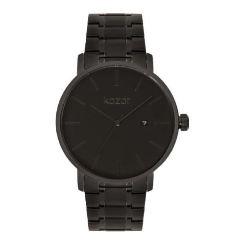 Grafiet minimalistisch stijl horloge Kazar , Gray , Dames