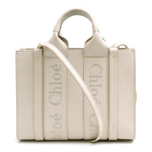 Pre-owned Leather handbags Chloé Pre-owned , Gray , Dames