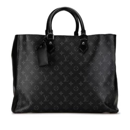 Pre-owned Canvas louis-vuitton-bags Louis Vuitton Vintage , Gray , Dam...