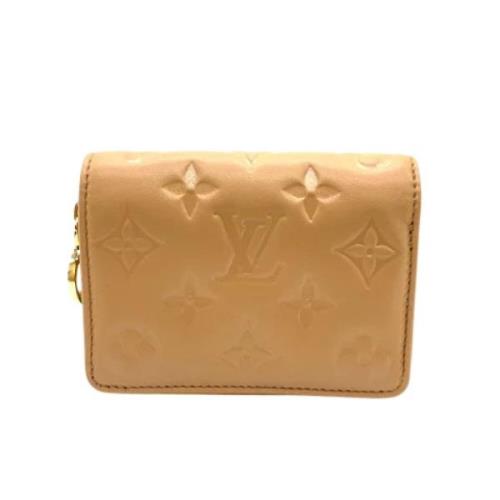 Pre-owned Leather wallets Louis Vuitton Vintage , Brown , Dames