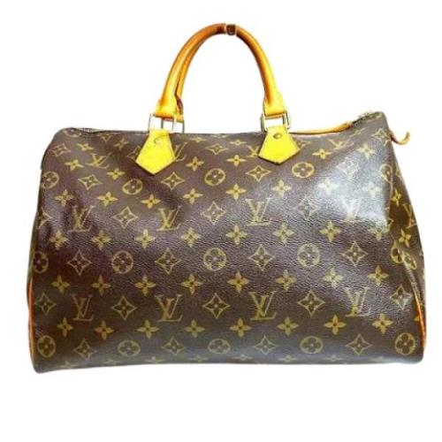 Pre-owned Canvas louis-vuitton-bags Louis Vuitton Vintage , Brown , Da...