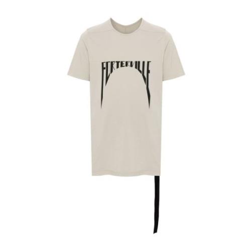 Parel/Zwart T-Shirts Level T Rick Owens , White , Heren