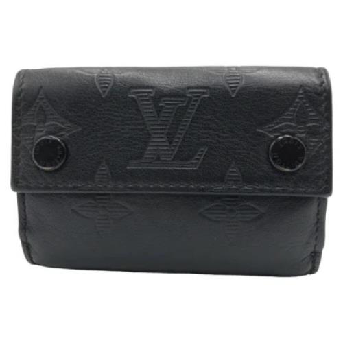 Pre-owned Canvas wallets Louis Vuitton Vintage , Black , Dames