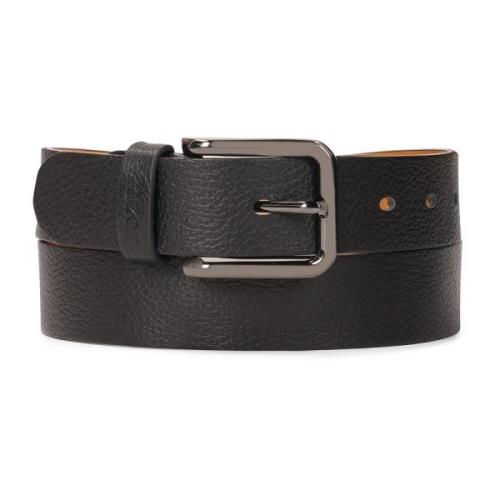 Zwart erwtenleren riem Kazar , Black , Dames