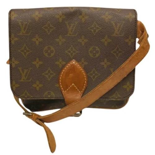 Pre-owned Canvas louis-vuitton-bags Louis Vuitton Vintage , Brown , Da...