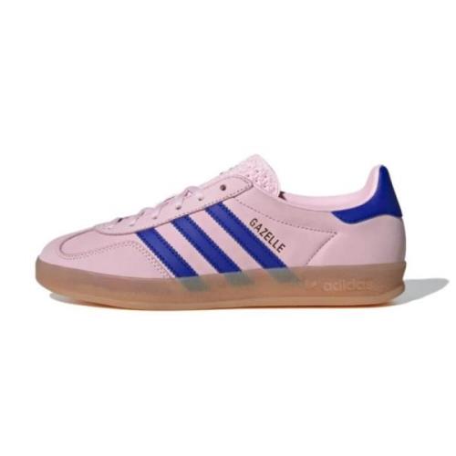 Gazelle Indoor Clear Pink Bright Blue Adidas , Pink , Heren