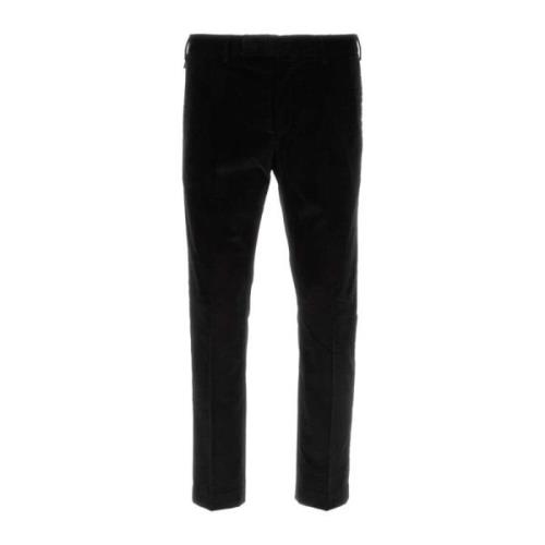 Stretch Corduroy Broek PT Torino , Black , Heren