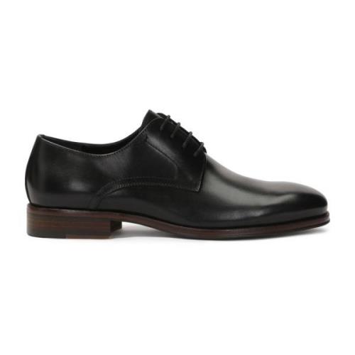 Elegante zwarte herenschoenen voor pak Kazar , Black , Heren