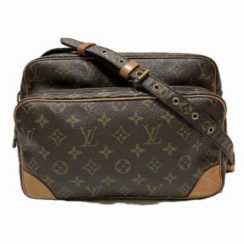 Pre-owned Canvas louis-vuitton-bags Louis Vuitton Vintage , Brown , Da...