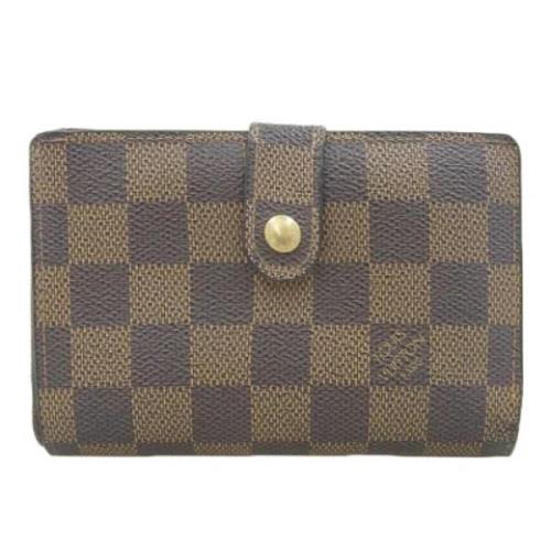 Pre-owned Canvas wallets Louis Vuitton Vintage , Brown , Dames