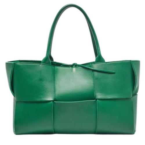 Pre-owned Leather totes Bottega Veneta Vintage , Green , Dames