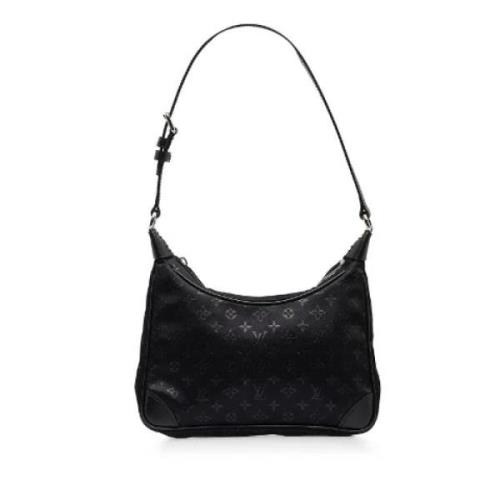 Pre-owned Canvas louis-vuitton-bags Louis Vuitton Vintage , Black , Da...